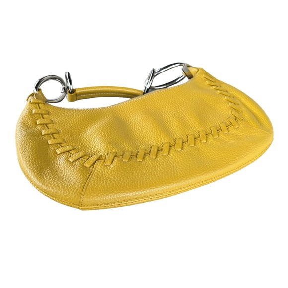 BCBGMAXAZRIA Yellow Hobo With Stitch - Picture 8 of 12